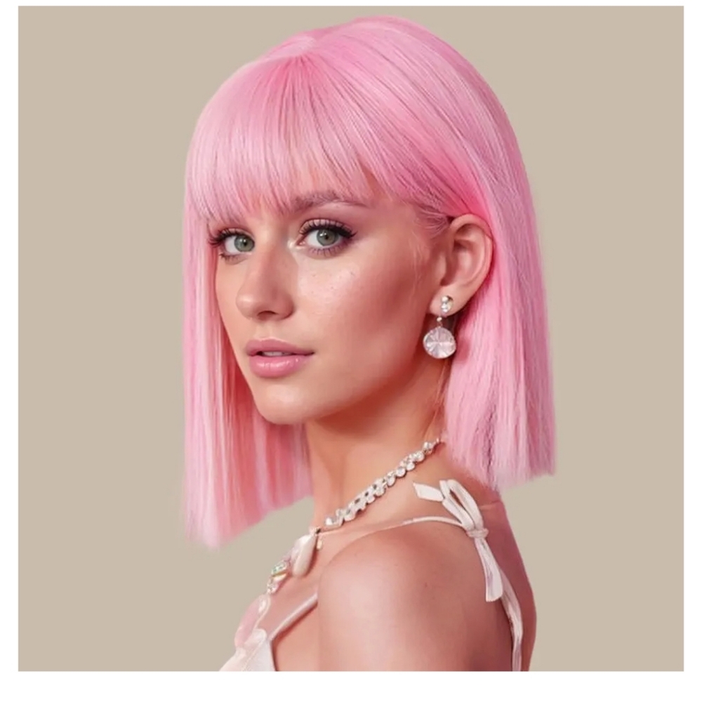 Pink Bob Wig